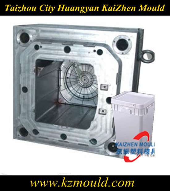 塑胶方桶模具方型油漆桶模具化工桶模具浙江黄岩塑料模具厂