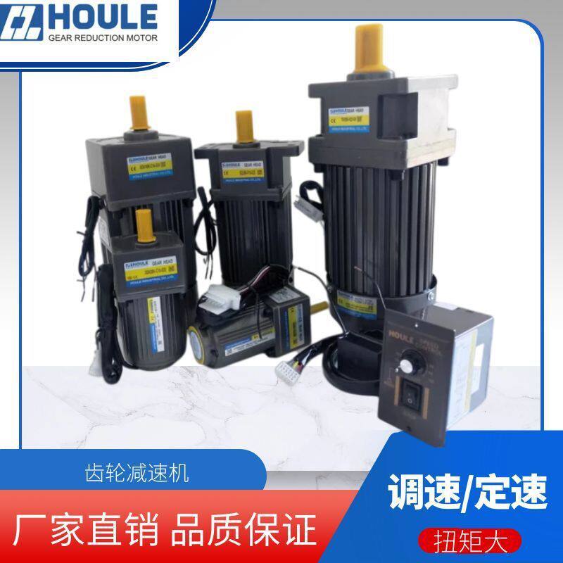 交流异步减速电机160W 调速定速齿轮电机 变频马达 220V 380V