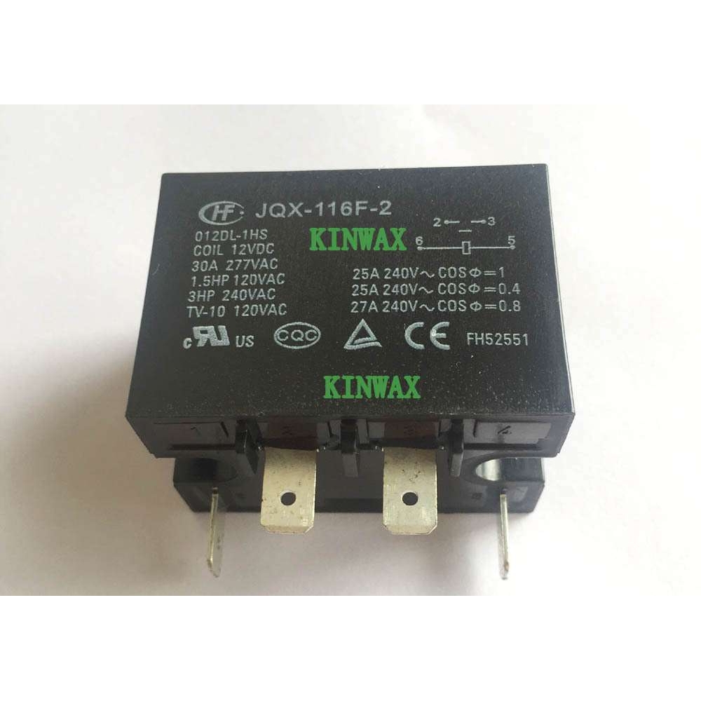HF116F-2/100DP-1H一组常开25A法兰安装继电器