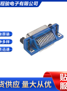 CIB24SRA 24PIN D-Sub连接器 母头IEEE-488连接器,直角PC端子