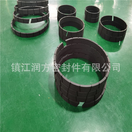 PTFE四氟碳纤维密封环带拉簧