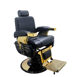 新款高档男士油头馆理发椅美发店可放倒刮胡修面发廊专用剪发椅子