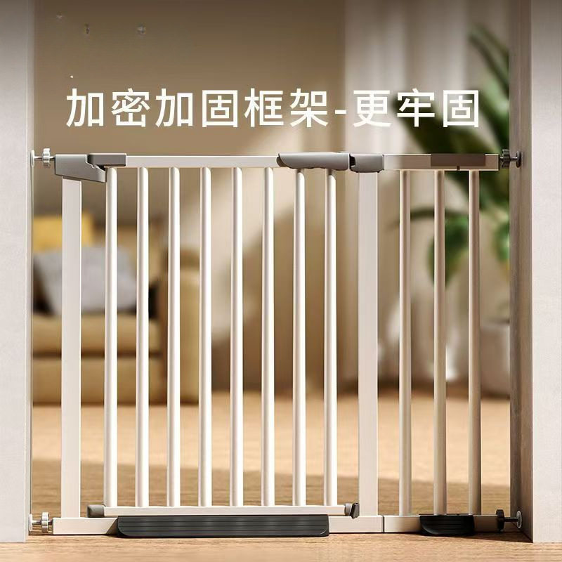 儿童免打孔楼梯口安全门栏