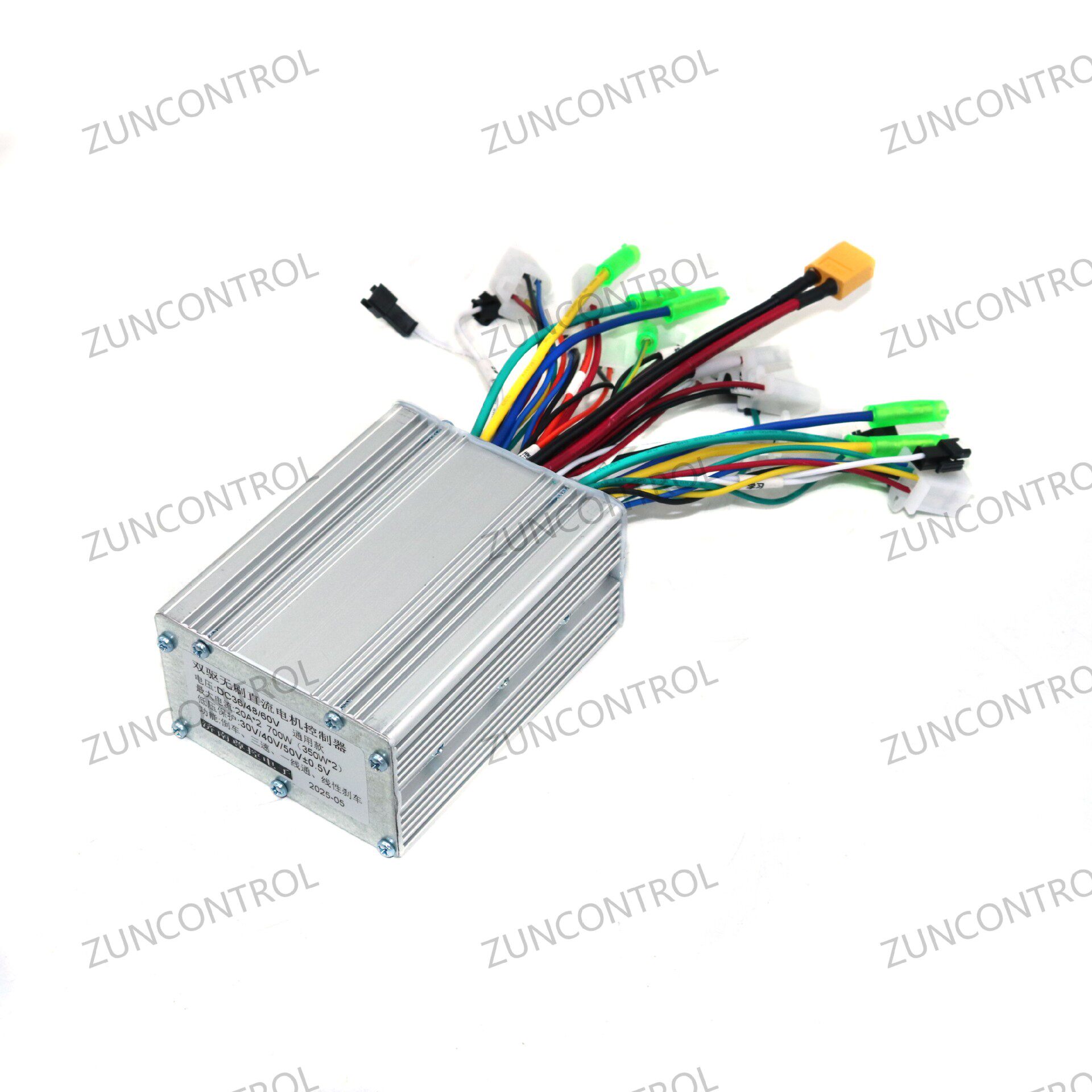 36V-60V700W（350W*2）电动卡丁车滑板车扭扭车双驱一拖二控制器