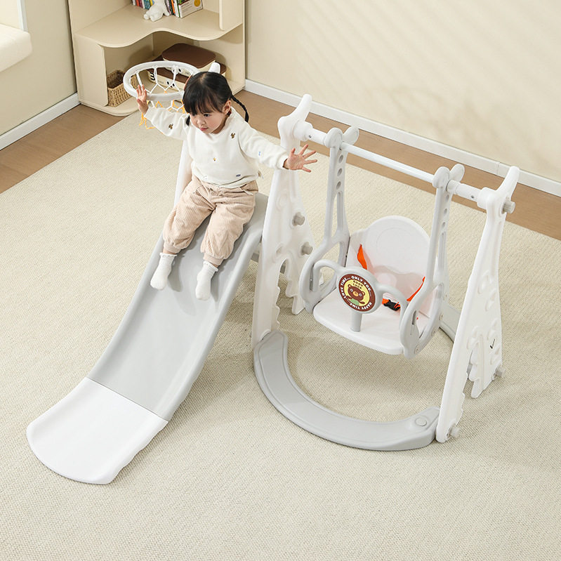 儿童滑滑楼梯室内外家用婴幼儿小孩秋千塑料滑梯组合小型宝宝玩具