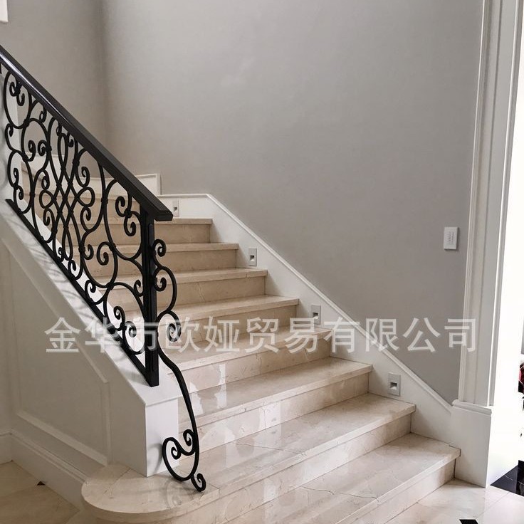 锻打铁艺扶手栏杆雨棚围栏