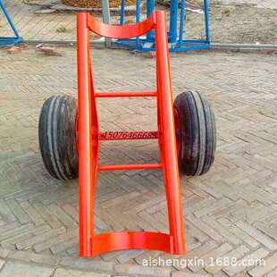 运杆车电力施工水泥杆运输车电杆炮车单双杆加固拖车