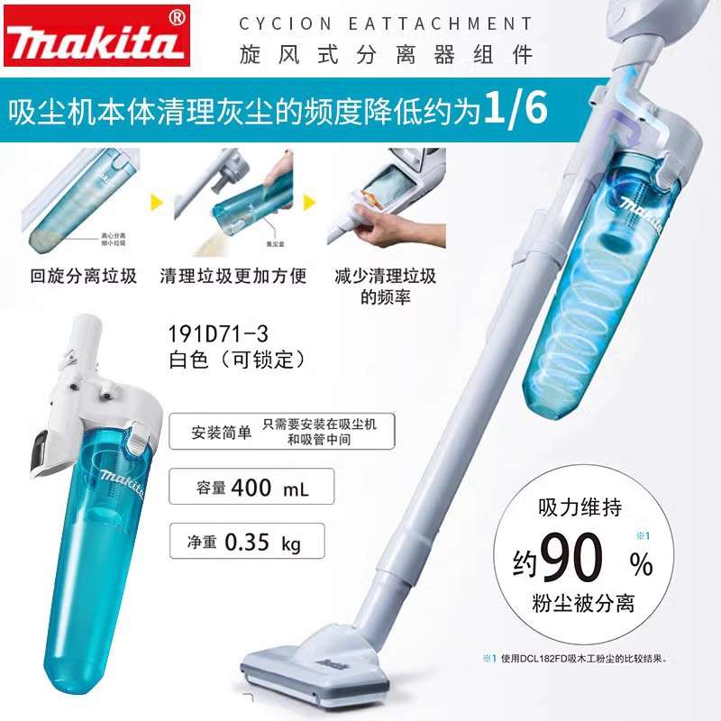 牧田40V手持式吸尘器大功率锂电无刷大吸力车载除尘器CL001GZ07