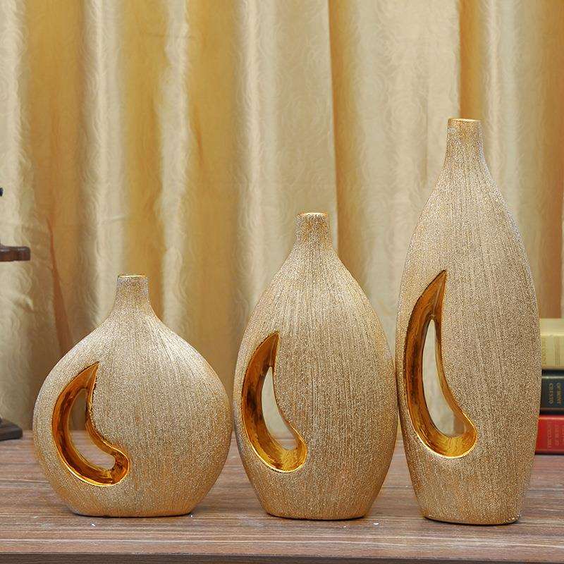 现代客厅装饰品 工艺花瓶 插花瓷器 创意家居饰品 桌面摆