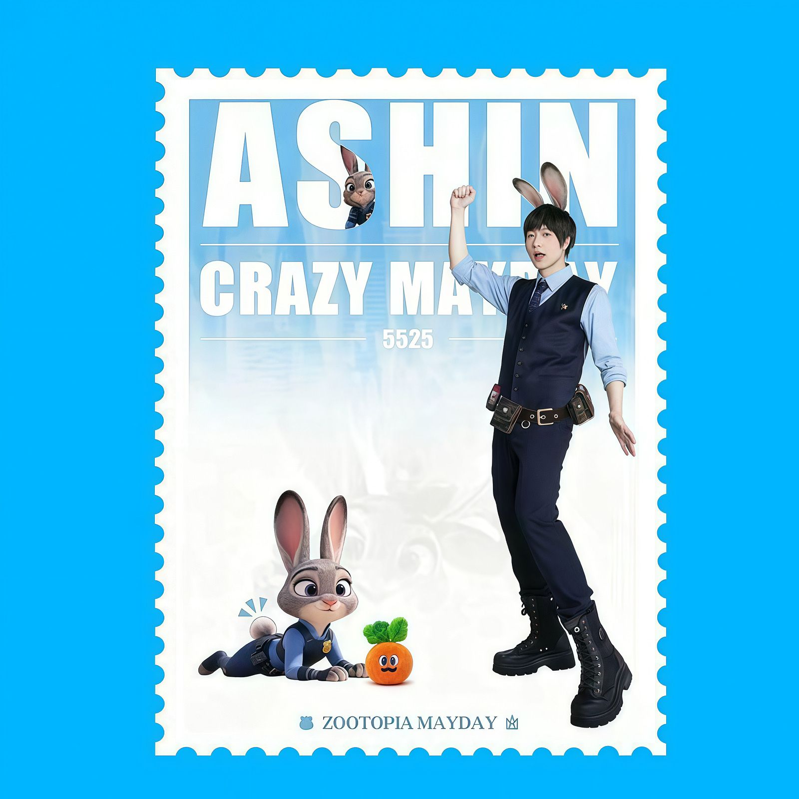 五月天周边卜卜冰箱贴自制亚克力磁吸冰箱装饰粉丝应援送朋友礼物