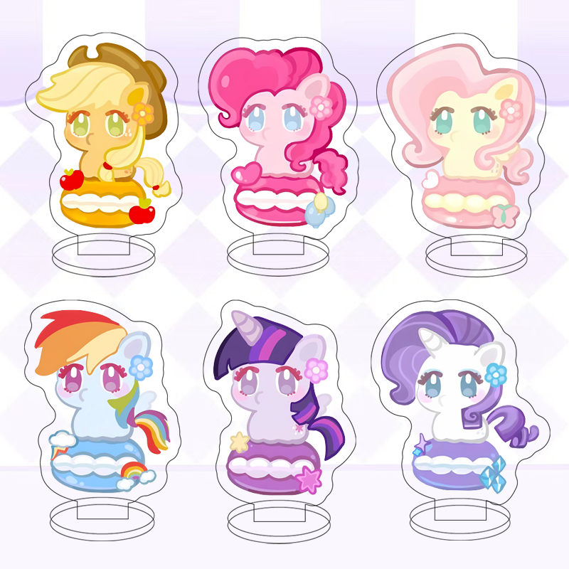 新款可爱小马宝莉创意立牌桌面摆件云宝碧琪柔柔紫悦学生礼品,模玩/动漫/周边/娃圈三坑/桌游,动漫徽章/立牌,淘宝优惠券,粉丝福利购,淘宝优惠卷