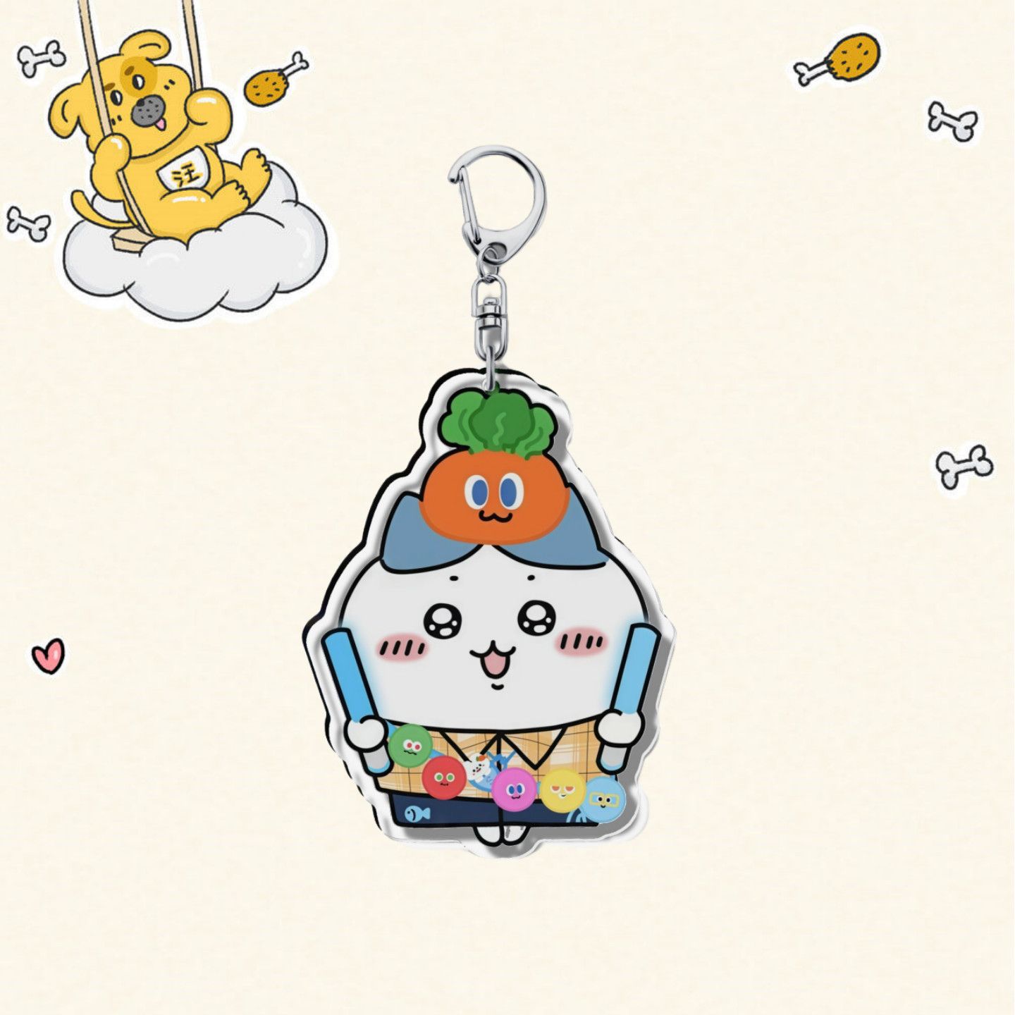 五月天新款周边小八可爱挂件亚克力钥匙扣礼物粉丝应援物料收藏