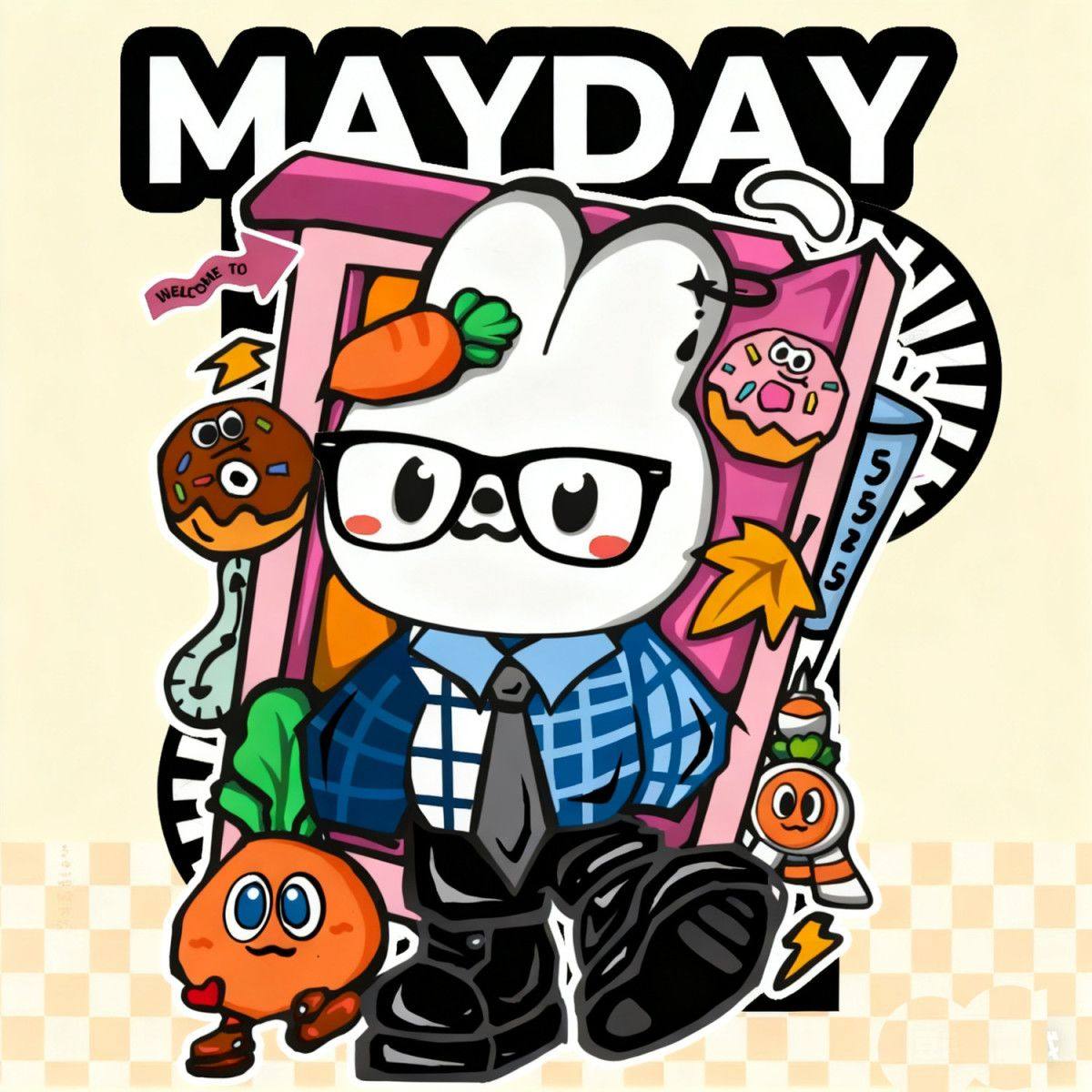 MDGZ五月天周边可爱创意磁吸冰箱贴高颜值粉丝应援物料演唱会礼物