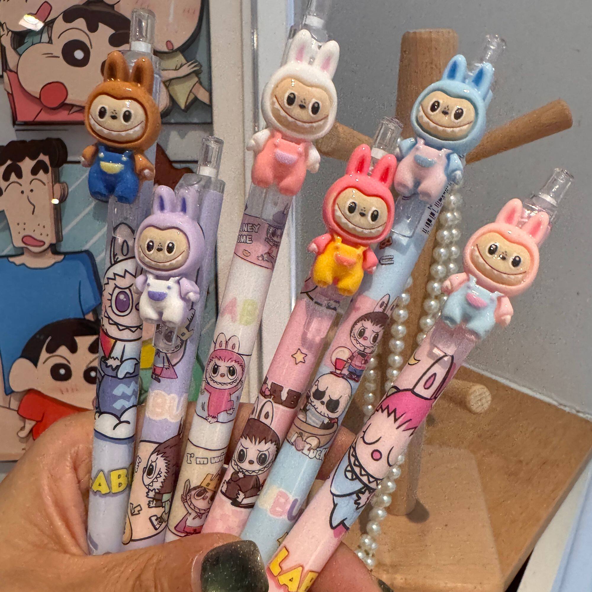 超可爱拉布布0.5mm自动铅笔ins风高颜值奖励学生考试练字耐用便宜