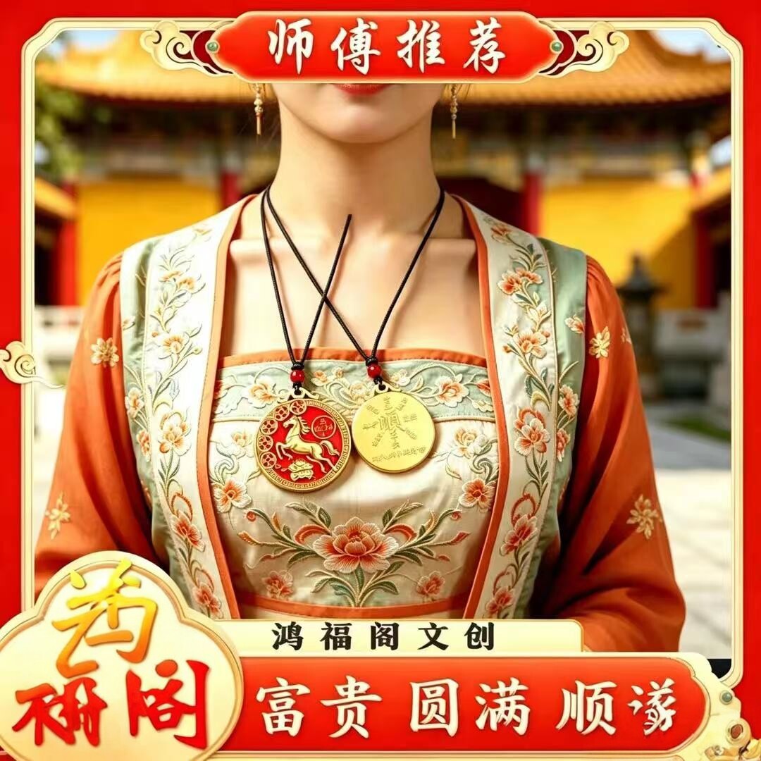 合金吊坠【师傅推荐】新款马年随身高级感挂件男女通用钥匙