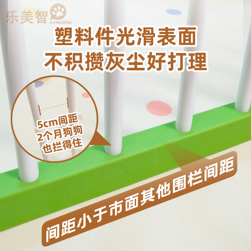 乐美智狗笼子猫笼子大中小型犬家用宠物狗狗围栏栅栏室内隔离门栏
