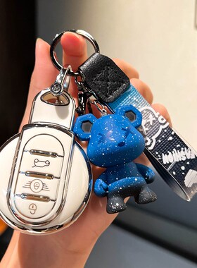 宝马mini钥匙套女迷你cooper壳countryman扣f54f55f56F60车钥匙包