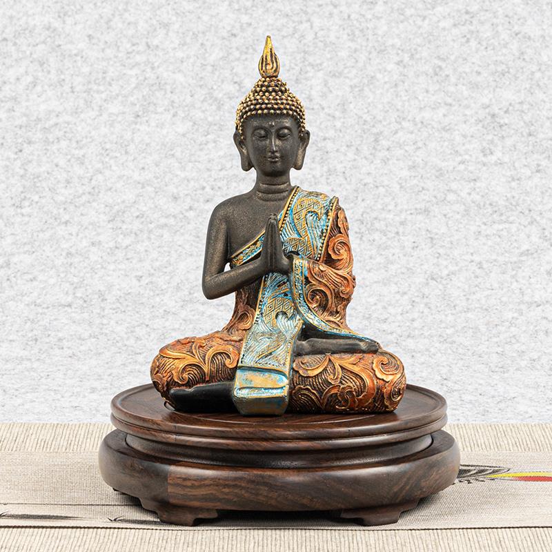 黑檀原木旋转底座花盆底座实木摆件托架石头摆件奇石文玩底座圆形