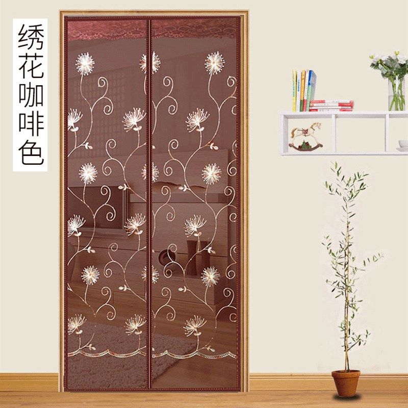 魔术贴防蚊门帘磁性纱门夏季纱窗防蝇家用高档隔断自吸磁铁对吸