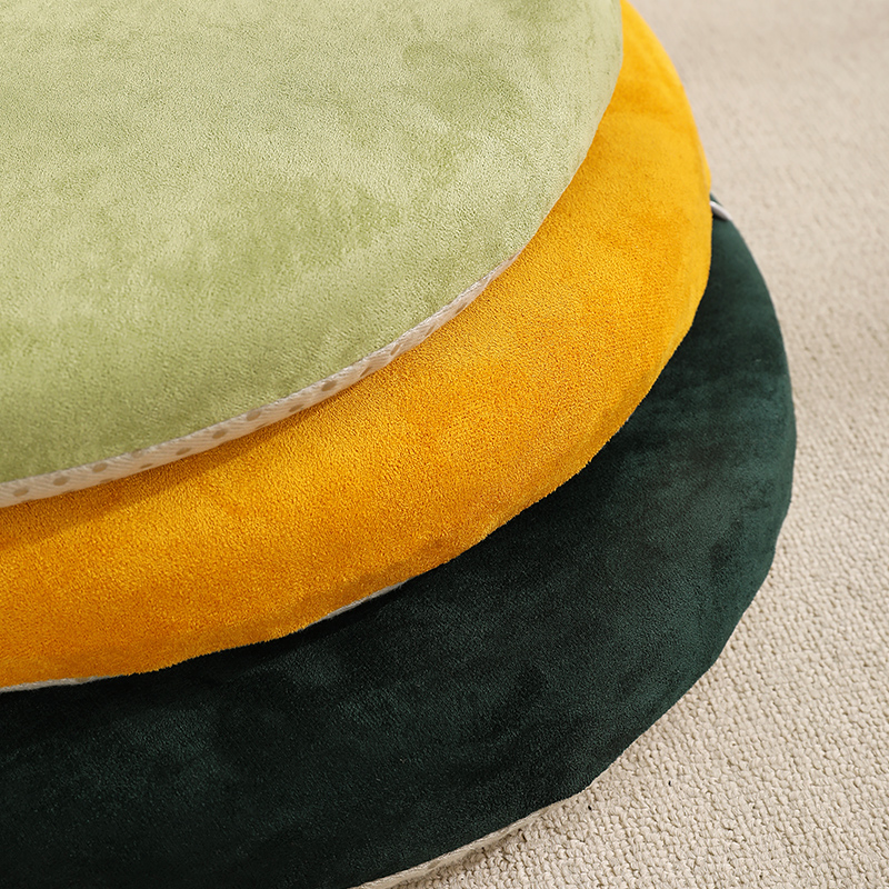 圆形记忆棉椅子坐垫北欧地上屁股日式蒲团卧室飘窗榻榻米四季通用