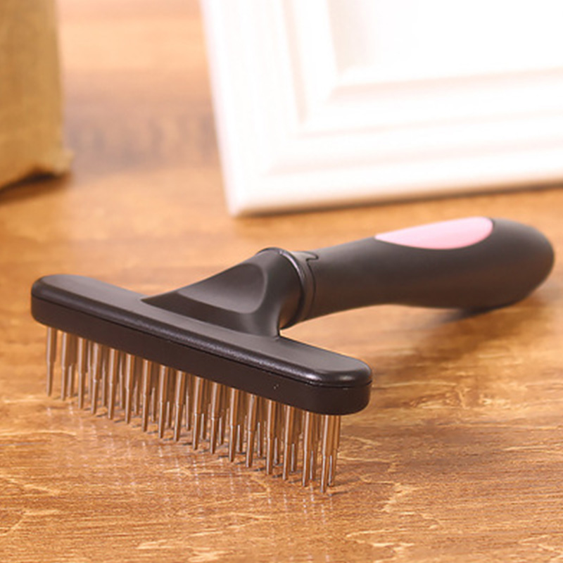 萨摩耶钉耙梳宠物开结梳狗去毛梳子大型犬用针梳梳子狗狗美容梳