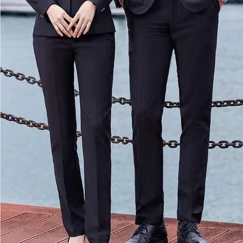 成都职业装男女配套职业西裤商务长裤上班裤正装裤宝蓝西裤工装裤