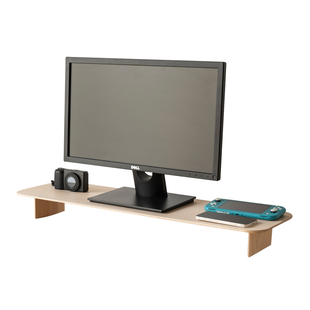 实木台式电脑增高架桌面置物架显示器支架屏幕增高台底座收纳托架