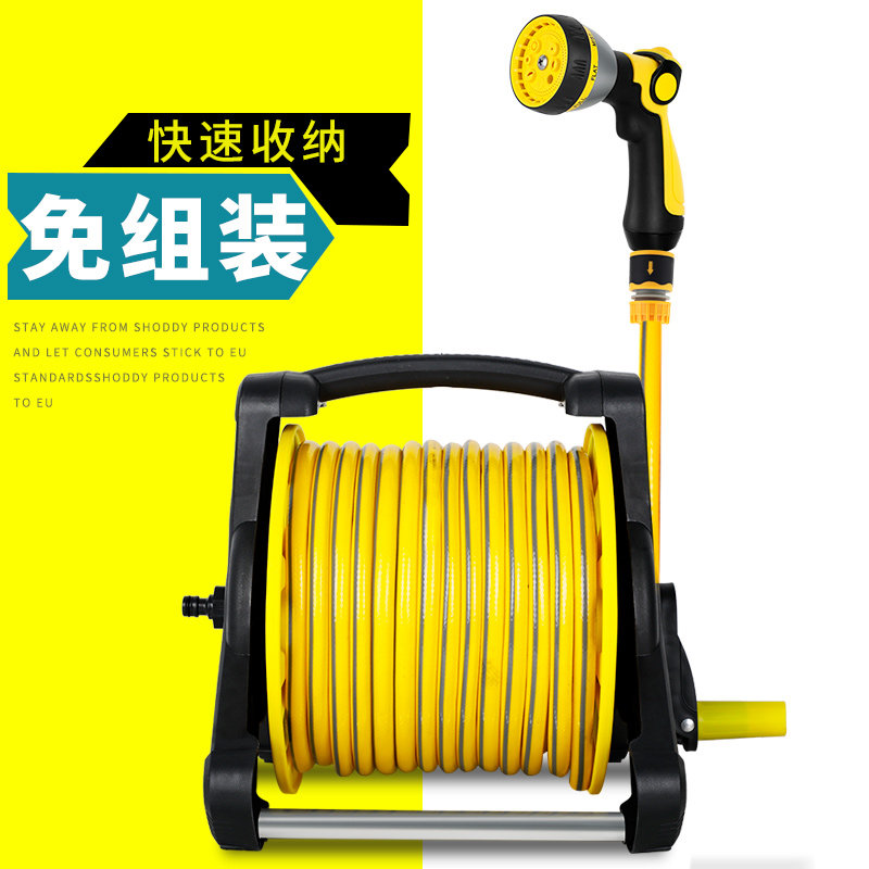 高压洗车水枪抢家用套装工具冲洗地面软管水管收纳架神器浇花水枪