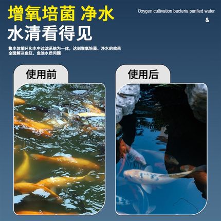 鱼缸静音周转箱过滤器上置滴流盒过滤箱净水循环外置过滤桶鱼池通