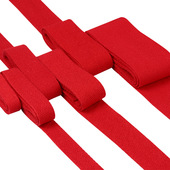 大红色布条纯棉布带子人字纹织带宽结婚喜庆绑腿绑带绳子服装 辅料