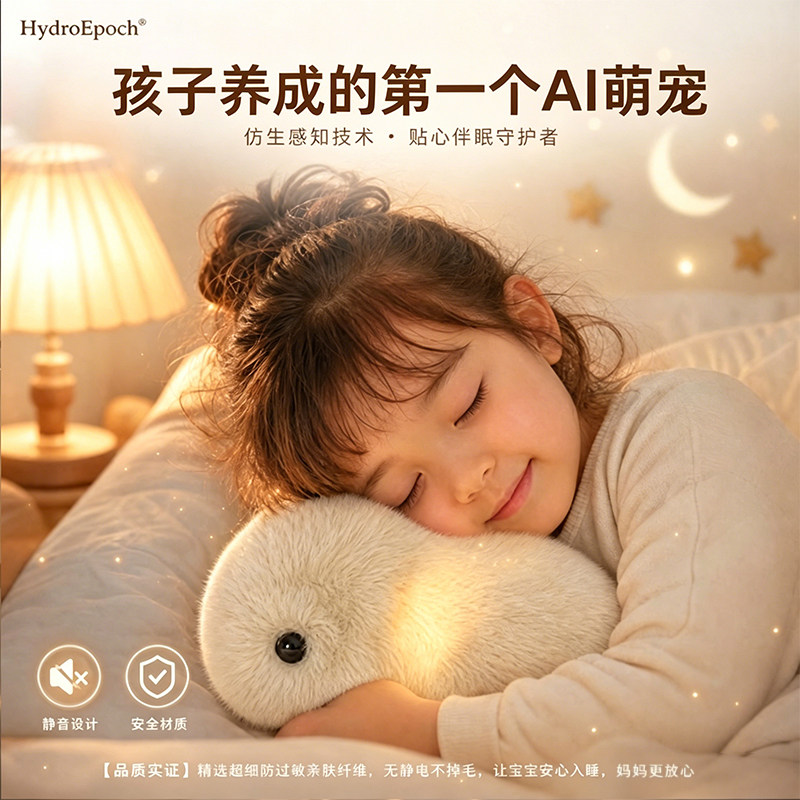 ai儿童陪伴机器人毛绒电子宠物