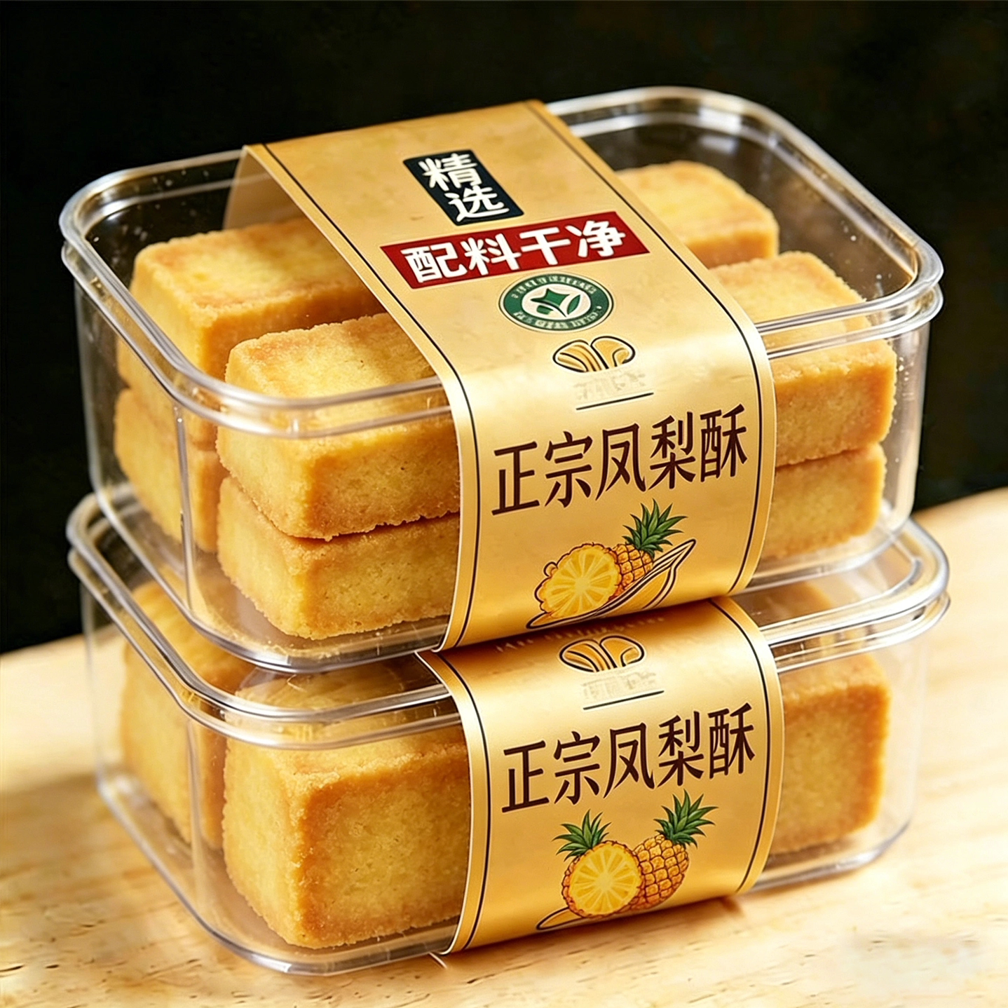 台湾师傅手艺铁盒子凤梨酥正宗厦门风味特产零食早餐代餐食品点心
