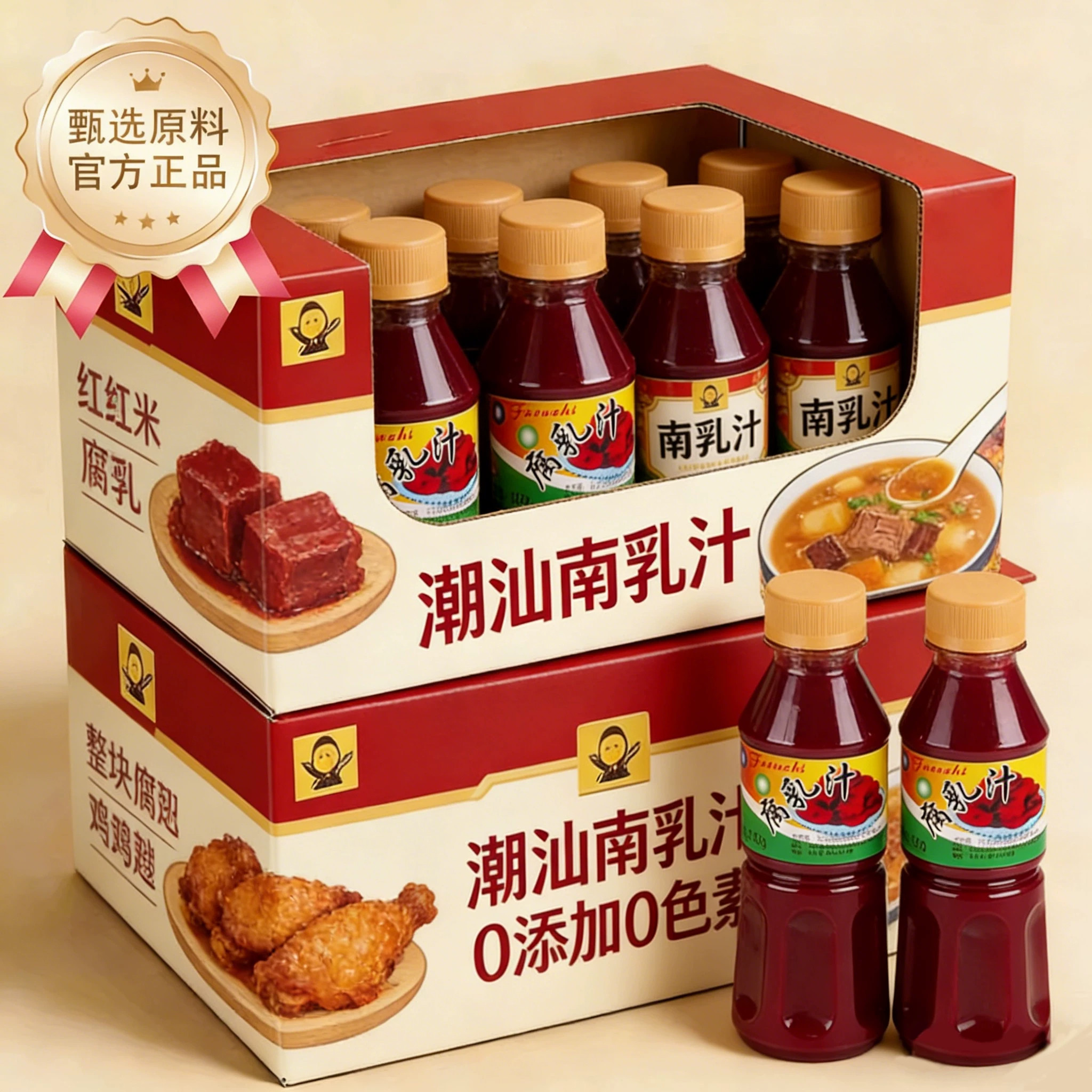 正宗潮汕南乳汁官方旗舰0添加调料商用豆腐乳汁酱火锅广东东坡肉