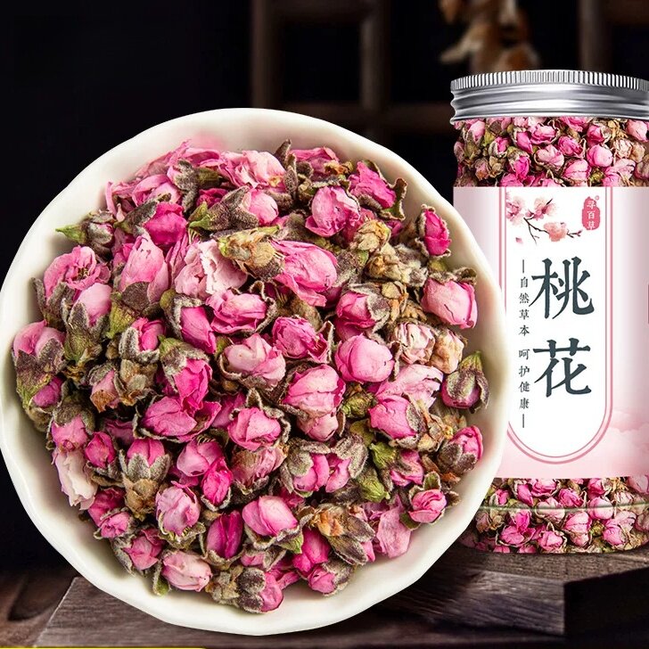 桃花茶中药材干花桃花干特级新花花瓣食用泡水玫瑰花金银花泡茶