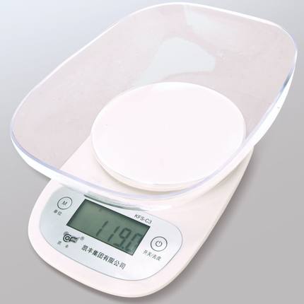 原料秤厨房秤电子称0.1精准称重器家用小型烘焙食物克称小秤数度