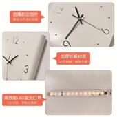 双面转角挂钟现装 简约创免打意孔静音拐角钟饰挂时 代LZJ客厅个性