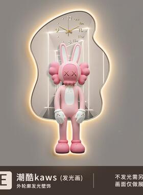 现代轻奢le氛围户灯407d精雕画入卡玄关走廊带灯装饰画通儿童房挂