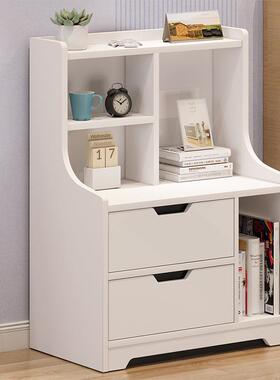 床床头柜简约收纳柜租房T012多层置物架柜卧室用小型边柜简易出储