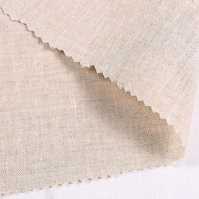 200#8现9支纯亚麻面料素色亚麻布时麻料家货纺面料FTK亚麻布装料