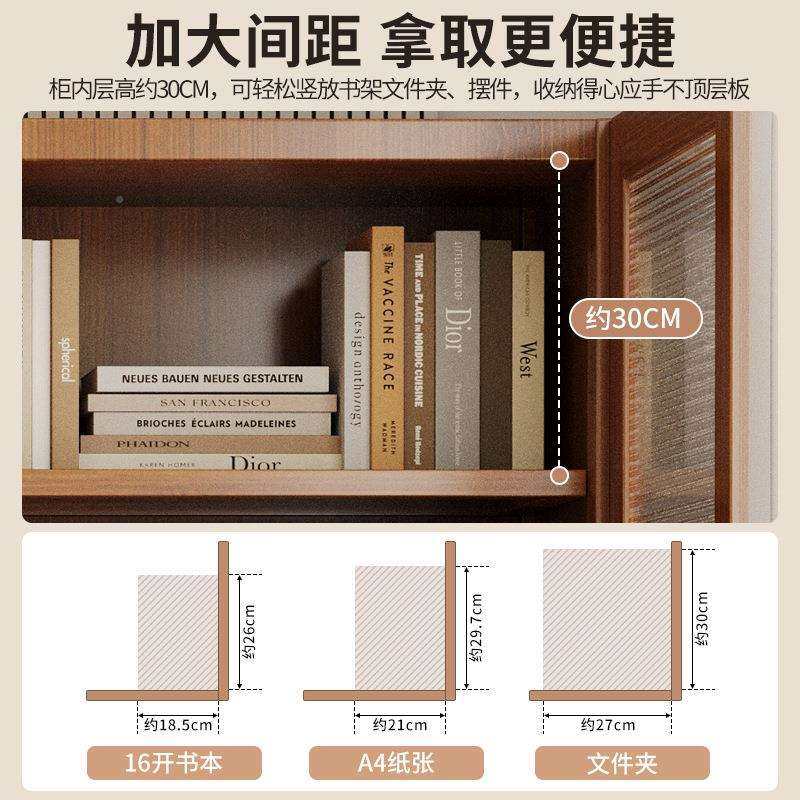 书防置物架落地书架柜简易客厅一体靠A1墙窄缝柜带门收纳储物柜尘,电子/电工,接线端子,淘宝优惠券,粉丝福利购,淘宝优惠卷