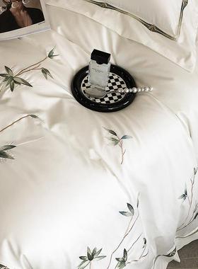 春夏小新床件套全棉单纯棉四102420支长绒棉双人被套新清款床上用