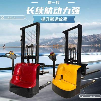 叉车式电卸高车电动叉车升高充电RRA半电动堆高车动升降装搬运车