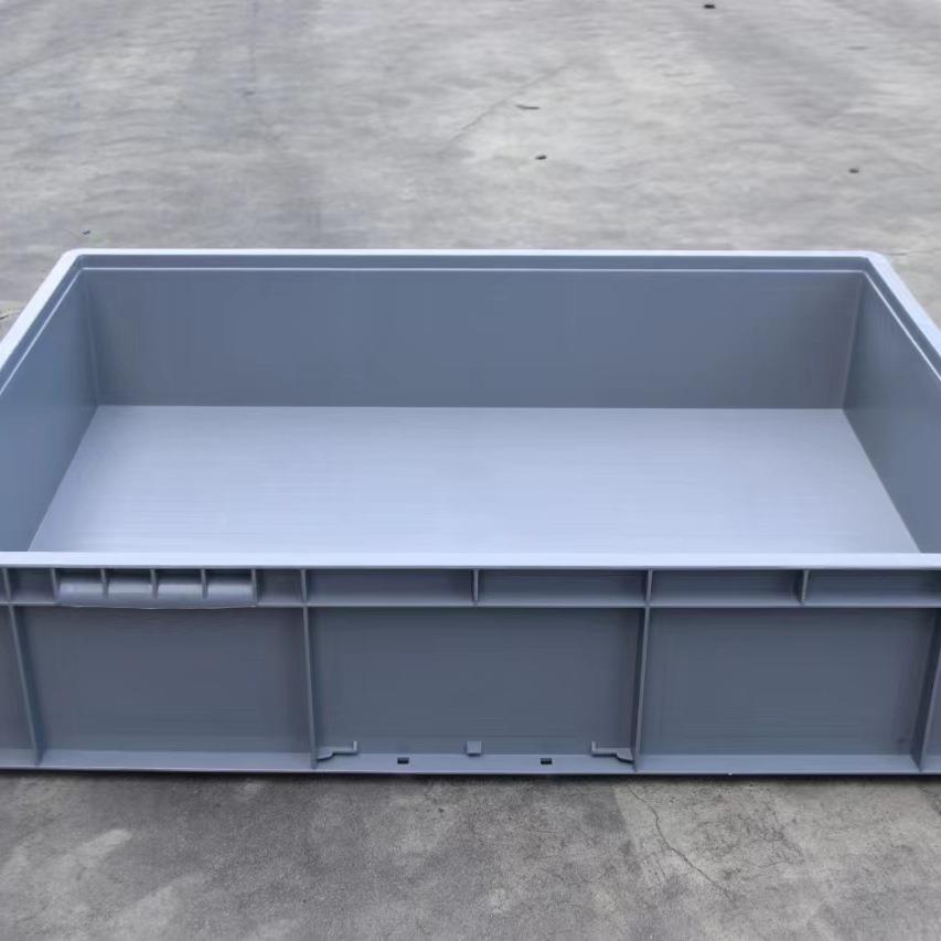 U861ESUF6周转箱塑物料厚流运输筐长方形加工业收纳盒养龟养殖盆
