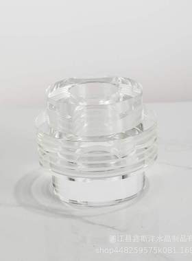 现代轻奢白色条纹圆柱花器销售中心售楼部样板房客厅民宿工艺品