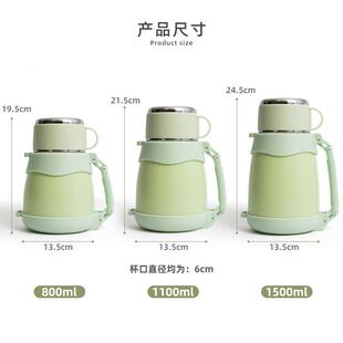 妈宝保GIY温水壶大便容量防烫保温 316不锈钢温大肚保外出携男女款
