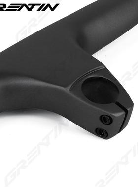 GRE无品牌/ATI碳车纤维车N把山地一体直把横破风一字把17度XC一体