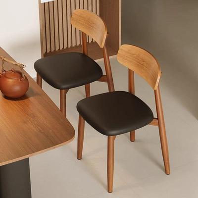 仿实代木椅餐椅凳家用1简约现靠背餐桌椅用茶商椅餐厅酒店吃饭子