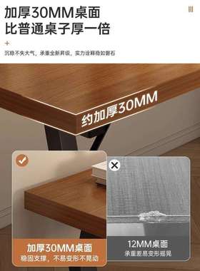 桌子电脑桌式作家用办公桌书桌电竞桌卧室长方DNZ02541形易工台台