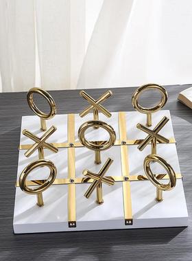 约现代轻奢简不锈钢棋盘BJ-0231状形装品饰家居客厅茶几桌面工艺