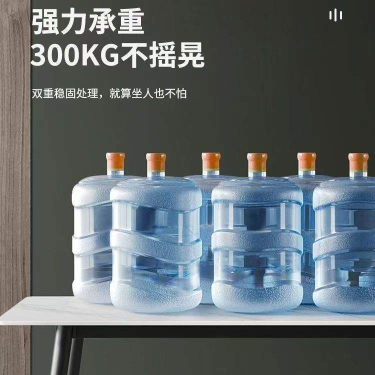现代简约家用岩板餐桌轻奢饭桌客厅长方形小户型组合餐桌椅